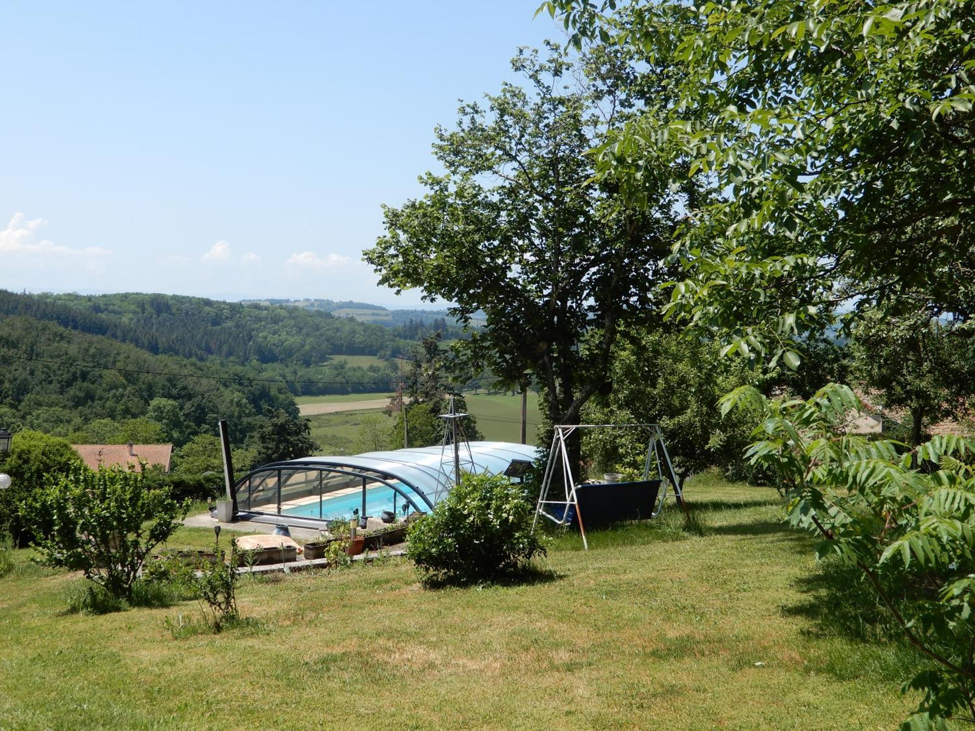 Les Jardins De Caribole Hotel Fourneaux  Bagian luar foto